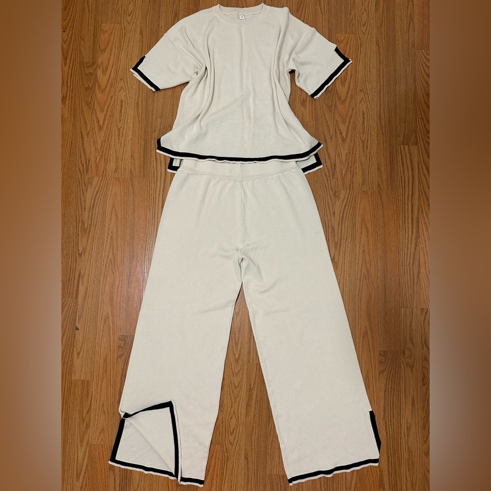 Beige Knit loungewear set size M